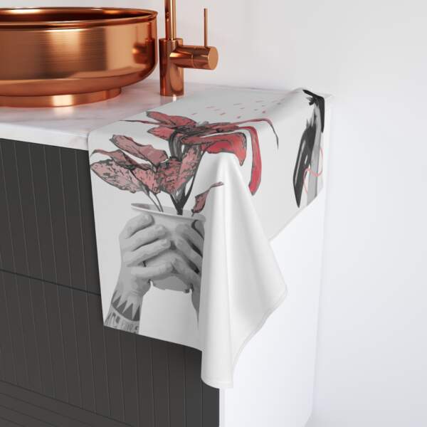Botanical Hand Towel – Perfect for Plant Lovers and Home Decor - GIFTZ For Your Loved Ones