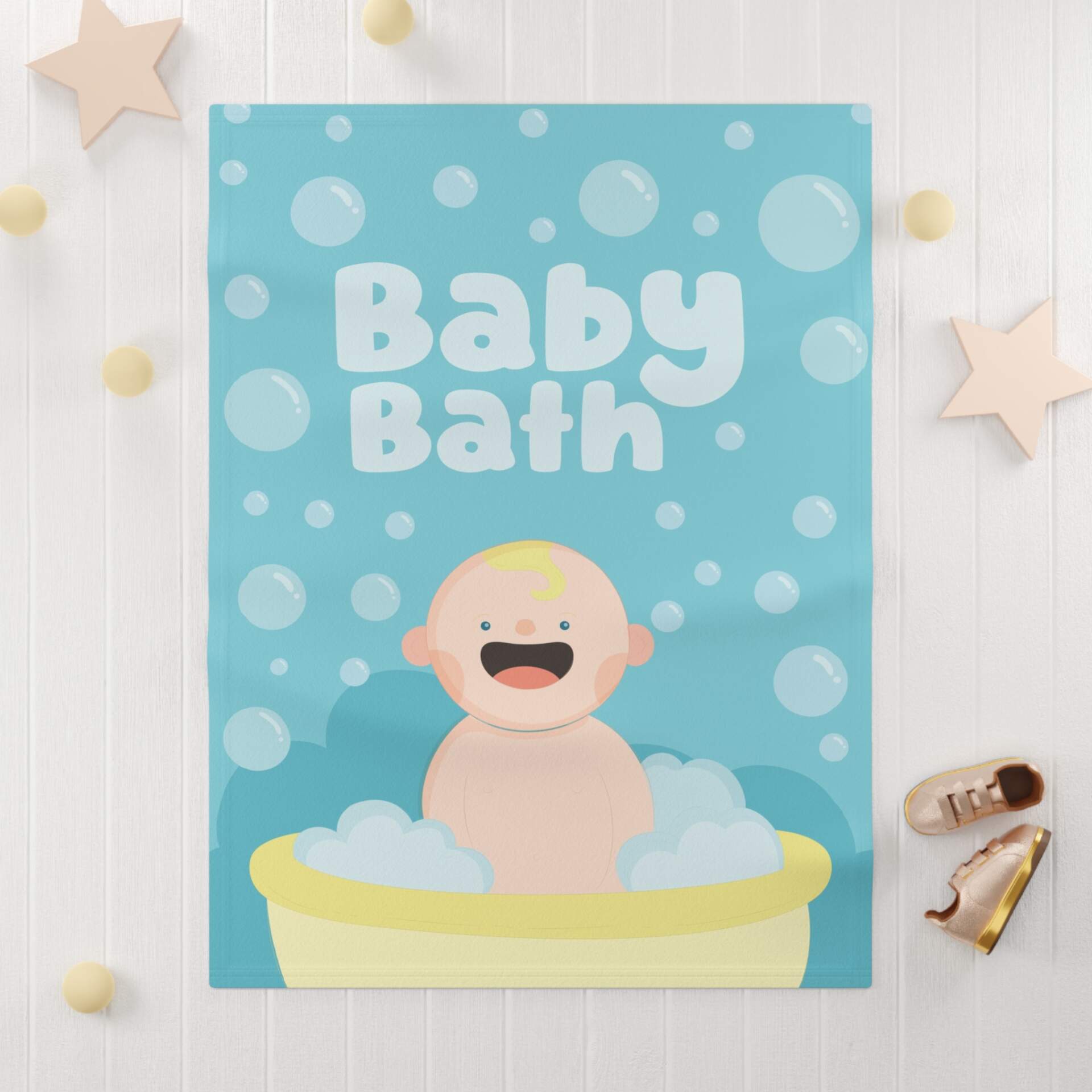 Baby Bath Soft Fleece Blanket - Adorable and Cozy for Infants - GIFTZ For Your Loved Ones