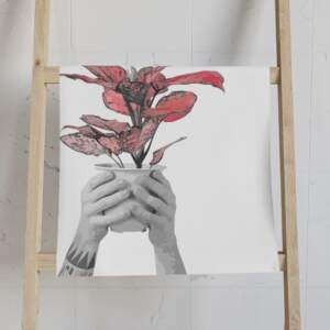 Botanical Hand Towel – Perfect for Plant Lovers and Home Decor - GIFTZ For Your Loved Ones
