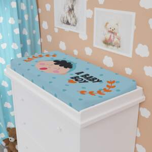Baby Boy Changing Pad Cover with Cute Cartoon Design - GIFTZ For Your Loved Ones