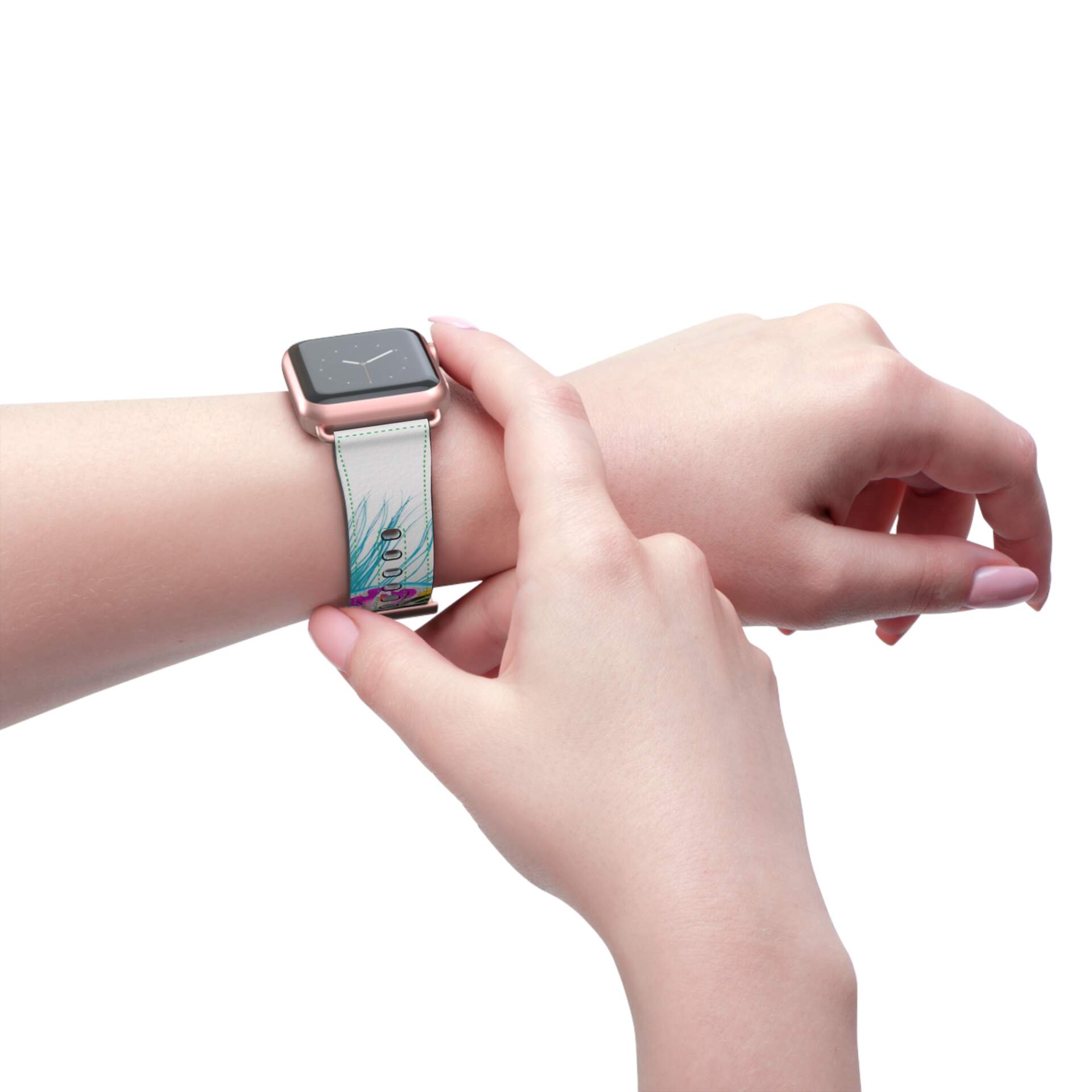 Vibrant Carnival Watch Band with Colorful Mask Design - GIFTZ For Your Loved Ones