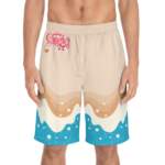 'Enjoy Summer' Beach Waves Print - Board Shorts - GIFTZ For Your Loved Ones