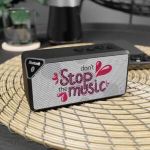 Bluetooth Speaker – Don't Stop the Music Design - GIFTZ For Your Loved Ones