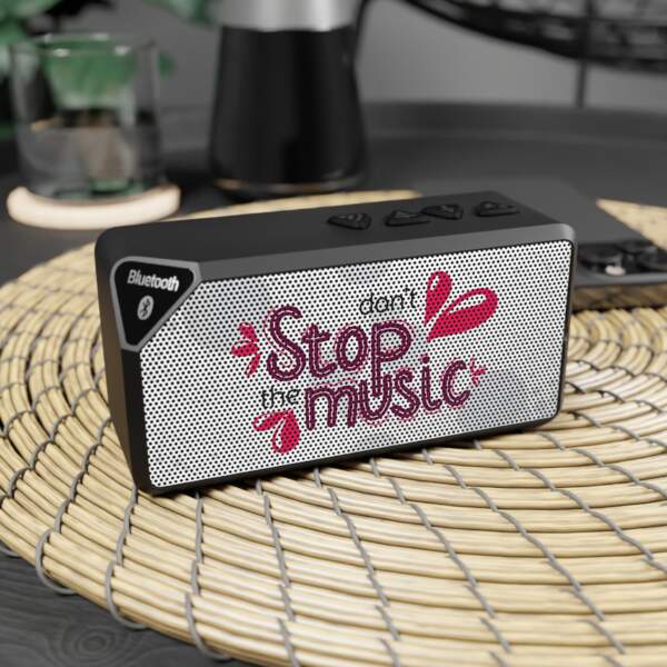 Bluetooth Speaker – Don't Stop the Music Design - GIFTZ For Your Loved Ones