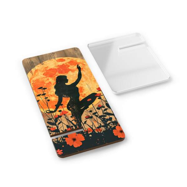 Floral Yoga Phone Holder - Artistic Mobile Display Stand for Smartphones - GIFTZ For Your Loved Ones