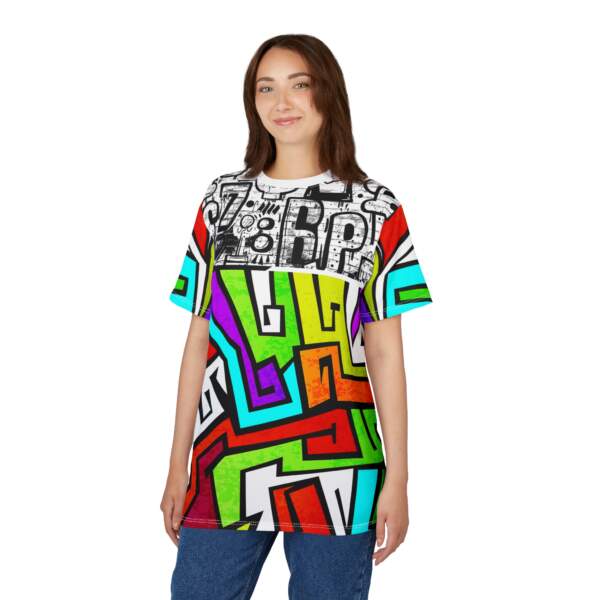 Abstract Neon Graffiti All-Over Print Tee - GIFTZ For Your Loved Ones